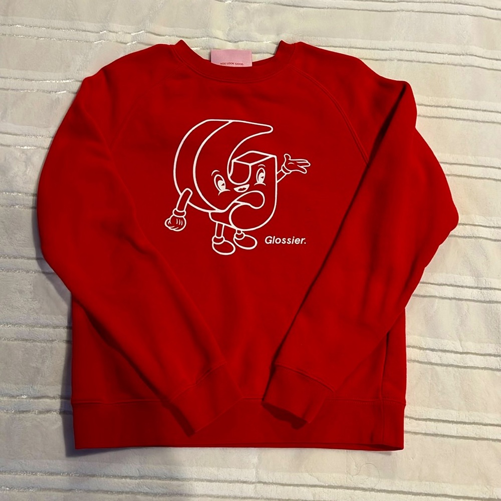 GLOSSIER Limited Edition Christmas Crewneck